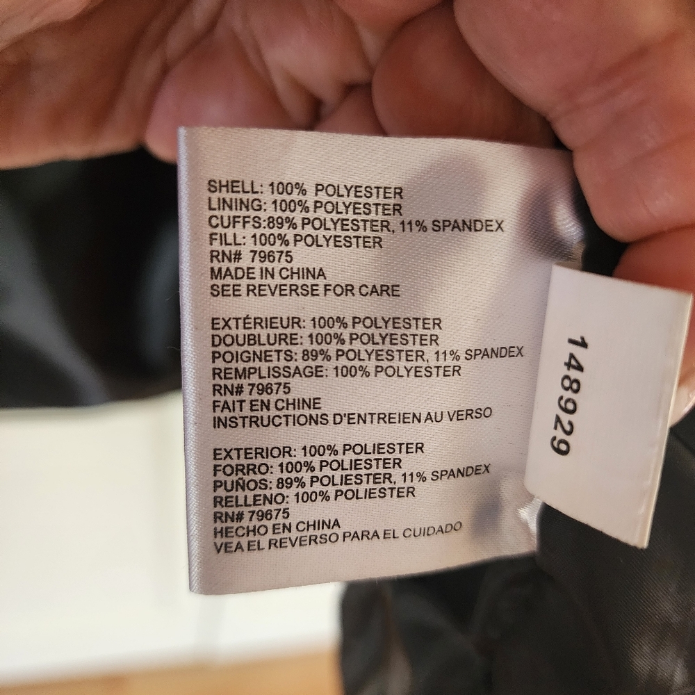 Michael Kors Puffer Oversize Jacket with Logo.pit To Pit 23".lenght 33" - Picture 7 of 7